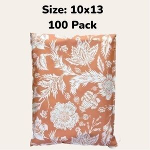 100 Pack 10x13 PolyMailers TERRACOTTA GARDEN, Shipping Supplies, Mailers